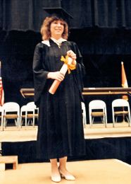 Photo with diploma 