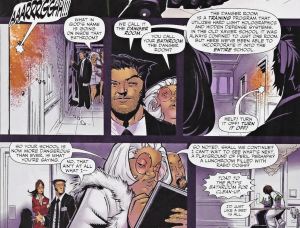 WXM 1 Danger Room panels Wolverine and The X-Men Issue 1