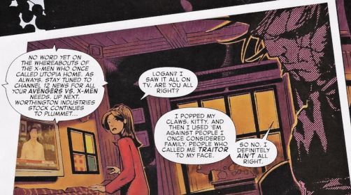 WXM 10 family traitor panel Wolverine and the X-Men Issue 10