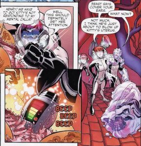 WXM 7 Blow it up panels Wolverine and the X-Men Issue 7