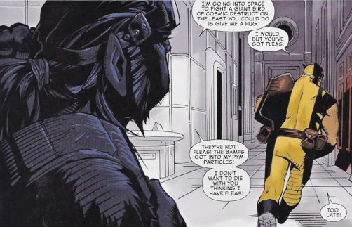 WXM 9 fleas panel Wolverine and the X-Men Issue 9