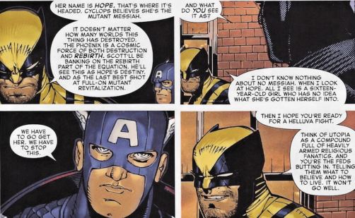 WXM 9 religious fanatics panels Wolverine and the X-Men Issue 9