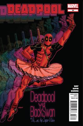 Deadpool in a tutu  title Deadpool vs Black Swan