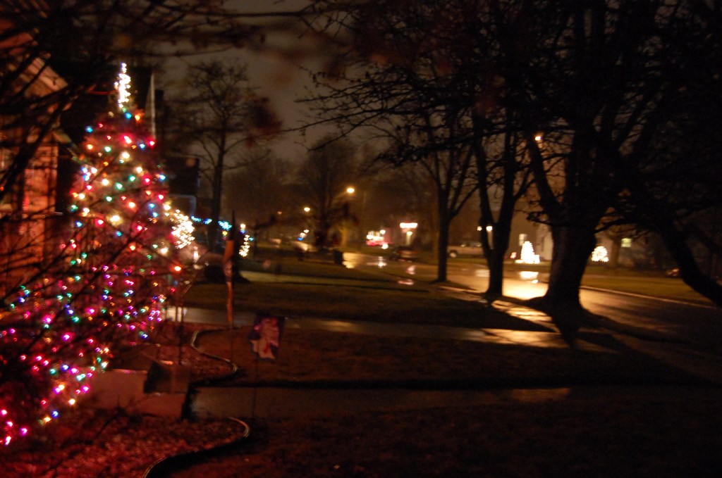 The view down our street.