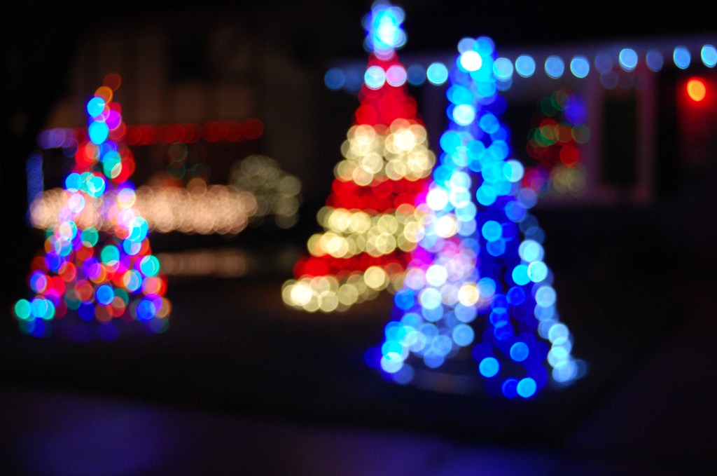 Some look better a bit out of focus.  Reminds me of watching the tree as I fell asleep on the couch as a kid.