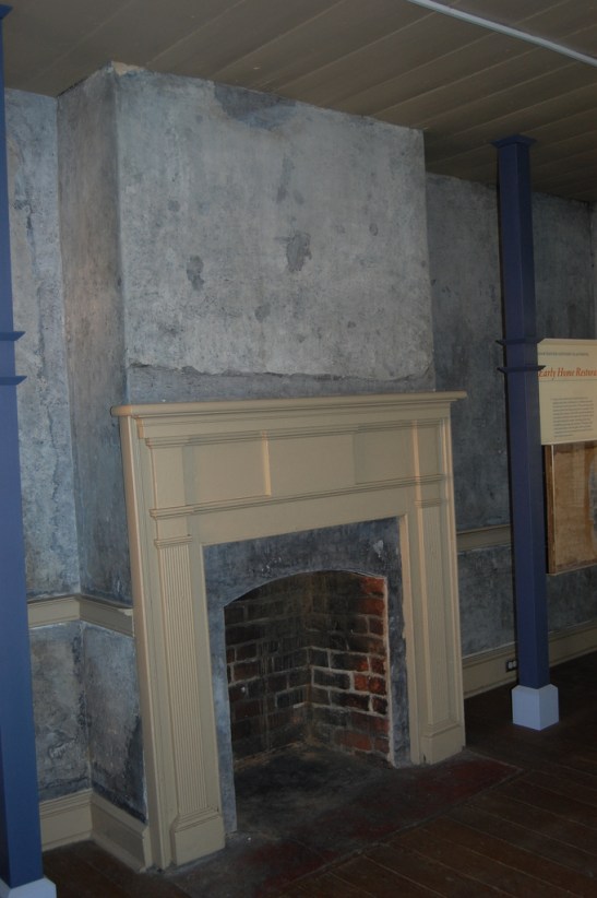 Interior of the early home. 