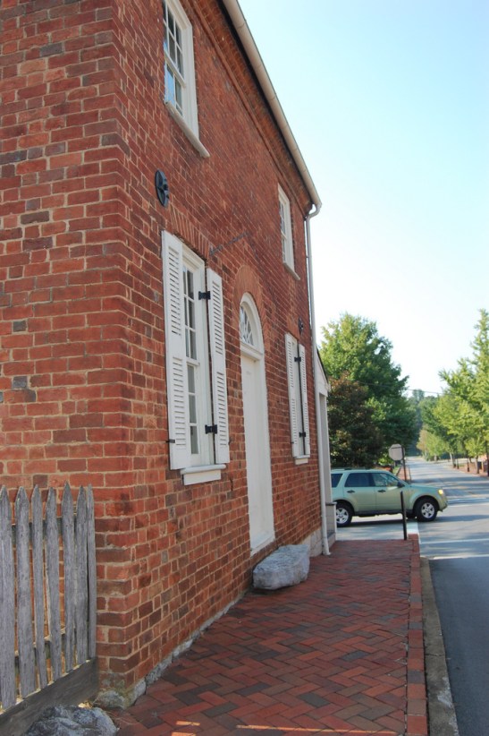 The street view of the Johnson's early home in Greeneville