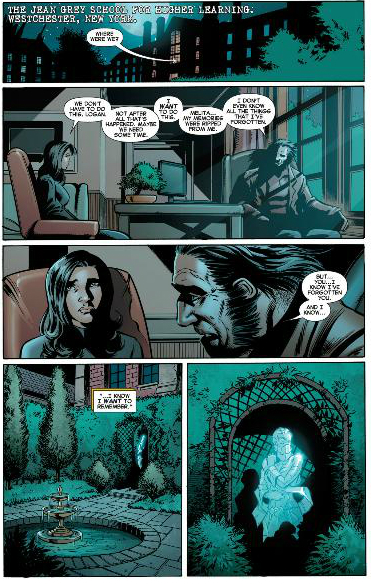 At least when Logan passes out in the battle he dreams of the Dreaming Maiden - to wake for the battle over her to have resolved.  Yet there is another personal battle he has - getting back what he lost with Melita.