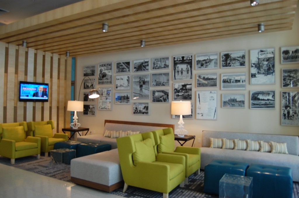 Part of the Lobby of the new addition (photo by me)