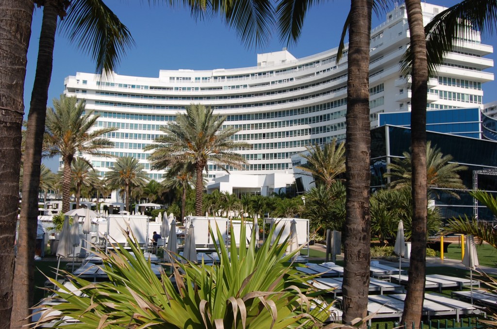 My version of the classic shot of the Fountainbleau on Miami Beach (photo mine)