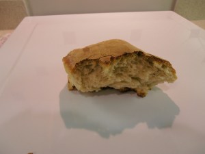 Bread from my visit to the Buffalo Mozzarella factory.