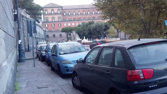 Apparently you don't have to be facing the same way just park on the correct side of the street.