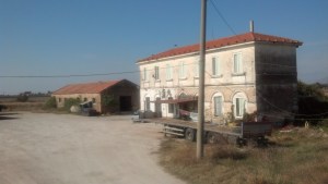 The family farm house where we toured the buffalo mozzarella making.