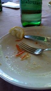 The meal was so good I didn't think to take a foodie until it was too late. But as you can see I enjoyed it. 