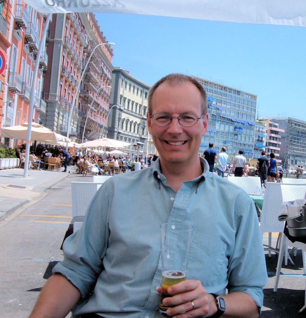 The best husband ever, Mike - in Naples, Italy.