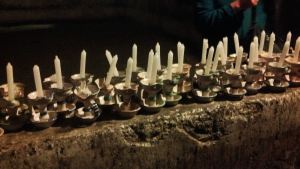 The candle stash for tours. Not many pictures from the underground due to lighting issues.