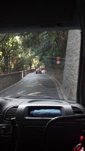 Wider part of the Etruscan road.