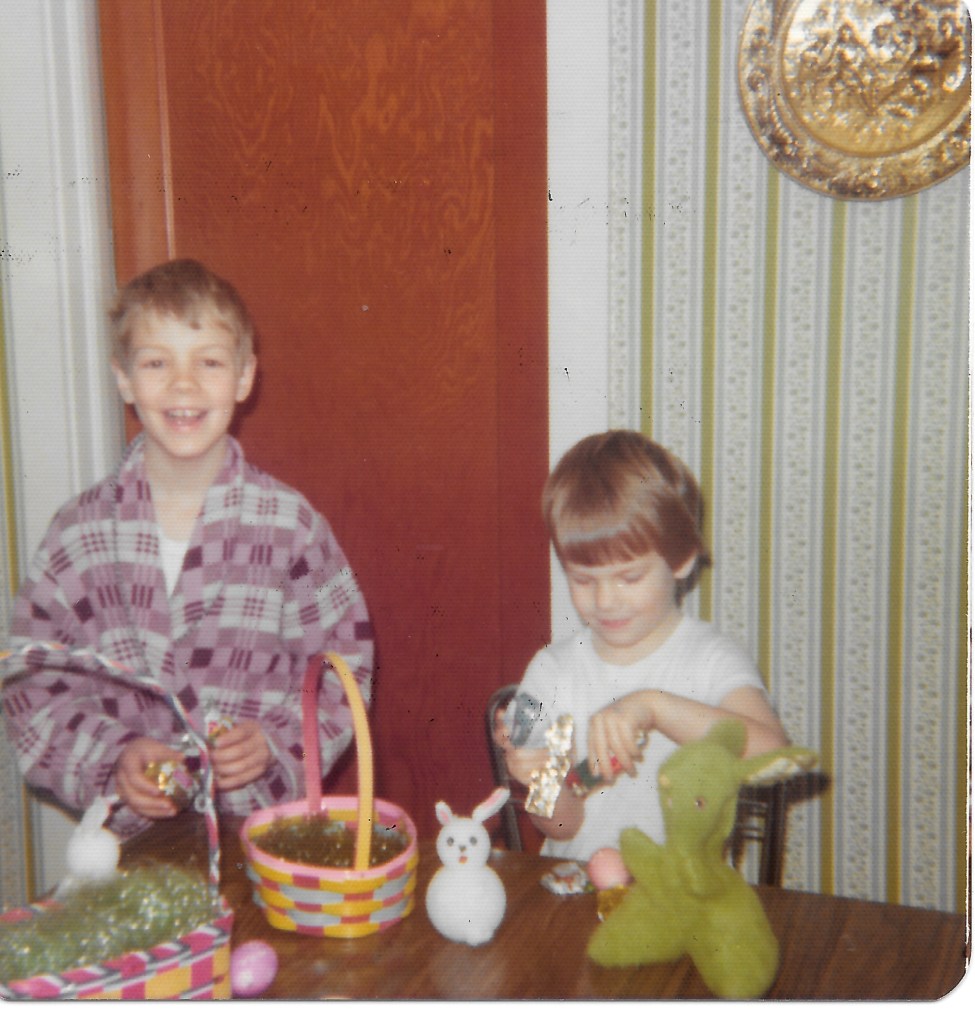 Eklund Mike and Mark 1974 Easter Carthage NY