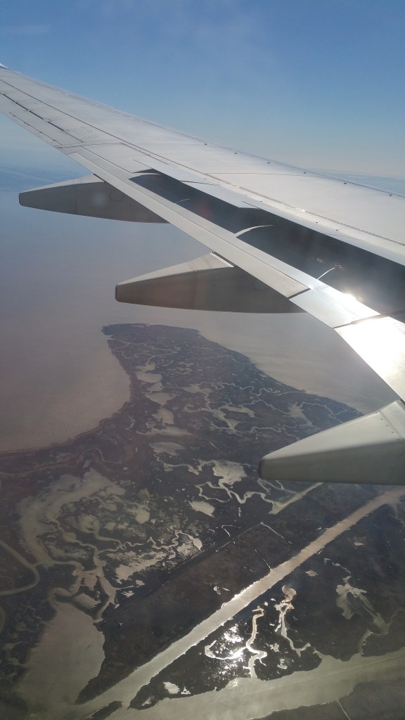 Flying into New Orleans