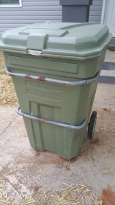 flapper bucket rolly bin
