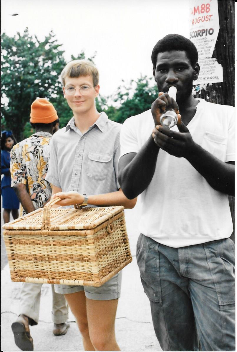 Coke bottle player Jamaica 1988