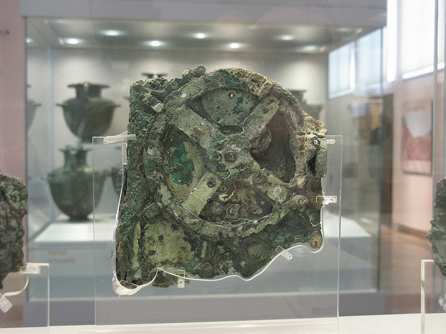 The Antikythera Mechanism by Tilemahos Efthimiadis on Flickr. Used under the Creative Commons Generic Attribution 2.0. Thanks for making this available!